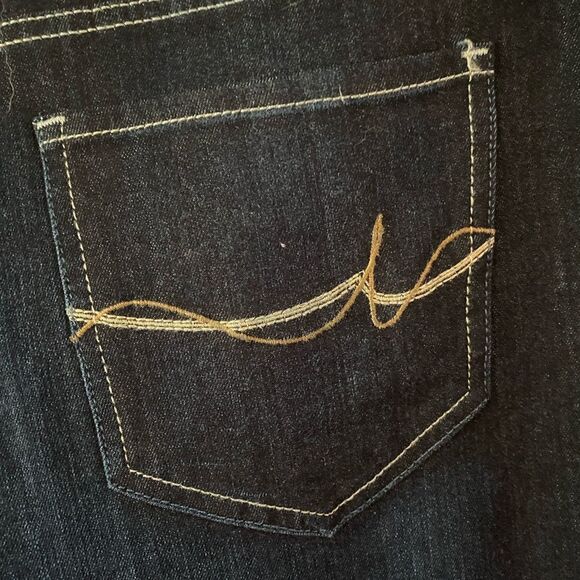 Crafted by Lee Bootcut Bi Stretch Jeans Size 16 Long Color Skyline NWT - Picture 6 of 7